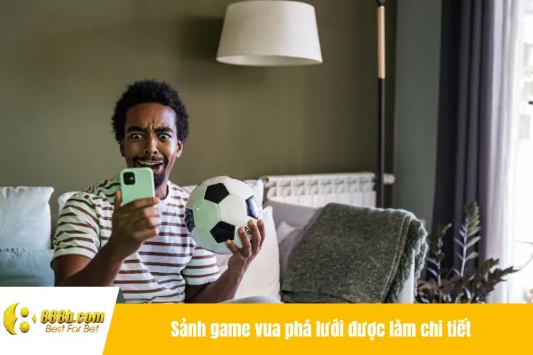 Sảnh game vua phá lưới được làm chi tiết